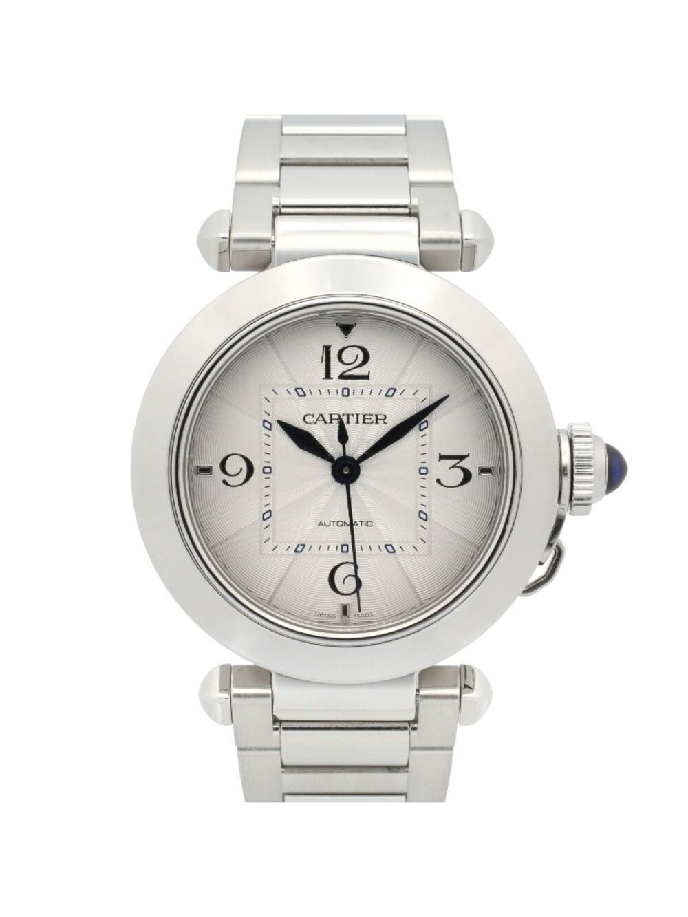 Cartier Watch Pasha de Cartier Boys Silver Stainless Steel